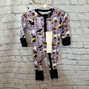 Emerson and Friends Halloween Bamboo Zippie Romper